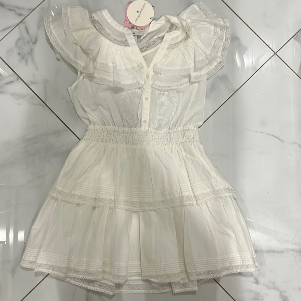 Love shack fancy X Target white dress.